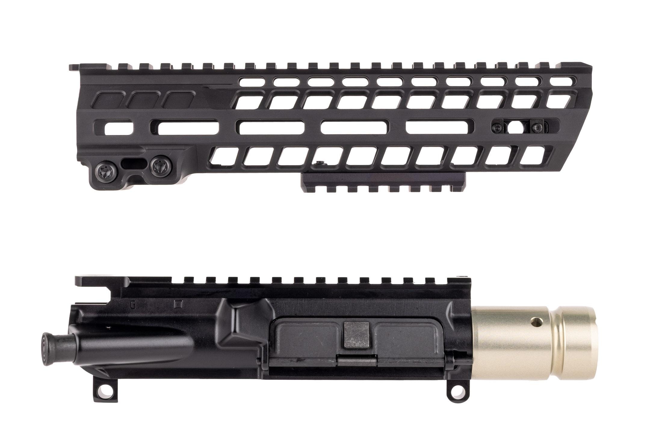 Geissele Automatics Border Patrol Center Tab MK20 Upper Kit - Assembled Upper - Black - 9.6" - BLEMULA